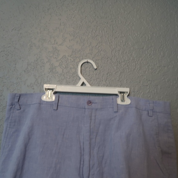 BRITCHES BY SAMTEX MEN'S BLUE DRESS SHORTS {38} - Picture 2 of 6